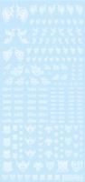 HiQ Parts Tattoo Decal 01 'Heart' Clear White (1pc) (Special Order)