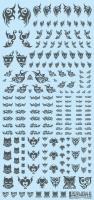 HiQ Parts Tattoo Decal 01 'Heart' Tattoo Gray (1pc) (Special Order)