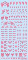 HiQ Parts Tattoo Decal 01 'Heart' Tattoo Pink (1pc) (Special Order)