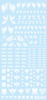 HiQ Parts Tattoo Decal 01 'Heart' White (1pc) (Special Order)
