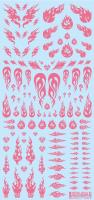 HiQ Parts Tattoo Decal 03 'Fire' Tattoo Pink (1pc) (Special Order)