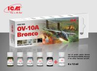 ICM Set of 6 Acrylic paint set for OV-10A Bronco (Special Order)