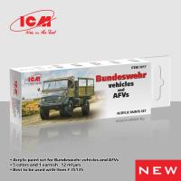 ICM Acrylic Paint Set for German military trucks ( 1970 -1980) (Special Order)