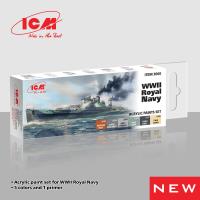 ICM Acrylic Paint Set for WWII Royal Navy (Special Order)