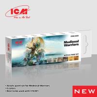 ICM Acrylic Paint Set for Medieval Warriors (Special Order)