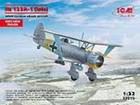 ICM 1/32 Hs 123A-1 (late), WWII German attack aircraft (100% new molds) (Special Order)