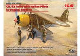 ICM 1/32 CR. 42 Falco with Italian Pilots in tropical uniform (Special Order)