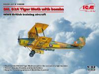 ICM 1/32 DH. 82A Tiger Moth with bombs, WWII British training aircraft (Special Order)