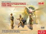 ICM 1/32 Italian Pilots in Tropical Uniform 1939-1943 (100% New Molds) (Special Order)