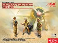 ICM 1/32 Italian Pilots in Tropical Uniform 1939-1943 (100% New Molds) (Special Order)