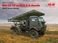 ICM BM-13-16 on W.O.T. 8 chassis, WWII Soviet MLRS 1/35 Scale (Special Order)