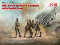 ICM BM-13-16 on W.O.T. 8 chassis with Soviet Crew (Special Order)
