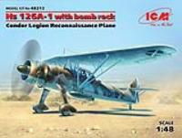 ICM 1/48 Hs 126A-1 with bomb rack, Condor Legion Reconnaissance Plane (Special Order)