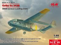 ICM 1/48 Gotha Go 242B, WWII German Landing Glider (100% new molds) (Special Order)