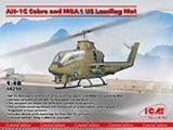 ICM 1/48 AH-1G Cobra and M8A1 US Landing Mat (Special Order)