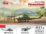 ICM 1/48 Forward base Cobra AH-1G + Bronco OV-10A with US Pilots & Ground Personnel and US Helicopter Pilots (Special Order)