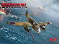 ICM 1/48 Bristol Beaufort Mk.I, WWII British Torpedo-Bomber (100% new molds), Special New Item (Special Order)