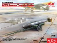 ICM 1/48 WWII German Torpedo Trailer (100% new molds) (Special Order)