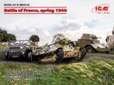 ICM 1/35 Battle Of France, Spring 1940 (Panhard 178 AMD-35, FCM 36, Laffly V15T) (Special Order)
