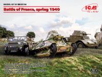 ICM 1/35 Battle Of France, Spring 1940 (Panhard 178 AMD-35, FCM 36, Laffly V15T) (Special Order)