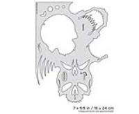 IWATA Artool Skullmaster The Frontal Freehand Airbrush Template by Craig Fraser (Special Order)