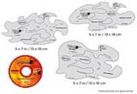 IWATA Artool True Fire Mini Series Set Freehand Airbrush Template by Craig Fraser (Special Order)