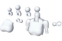 Kotobukiya MSG Megami Device 01 Tops Set White (Special Order)