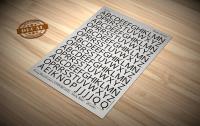 Matho Decal Letters (UPPERCASE) - black, 8mm (Special Order)