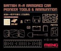 Meng BRITISH R-R ARMORED CAR PIONEER TOOLS & AMMUNITIONS (RESIN) (Special Order)