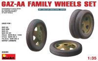 MiniArt 1/35 GAZ-AA Family Wheels set (Special Order)