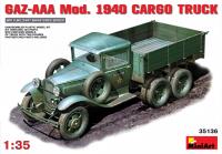 MiniArt 1/35 GAZ-AAA. Mod. 1940. Cargo Truck. (Special Order)