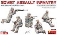 MiniArt 1/35 Soviet Assault Infantry (Winter Camouflage Cloaks) (Special Order)