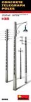 MiniArt 1/35 Concrete Telegraph Poles (Special Order)