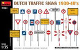 Miniart 1/35 Dutch Traffic Signs 1930-40’s (Special Order)