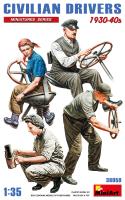 MiniArt 1/35 Civilian Drivers 1930-40s (Special Order)