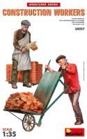 MiniArt 1/35 Construction Workers with Accessories (Special Order)