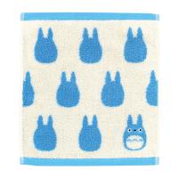 Marushin Studio Ghibli Silhouette Towel Series Medium Blue Totoro - (Wash Towel) 'My Neighbor Totoro', Size: 13" x 14.17" (Special Order)