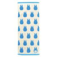 Marushin Studio Ghibli Silhouette Towel Series Medium Blue Totoro - (Face Towel) 'My Neighbor Totoro', Size: 13" x 31.5" (Special Order)