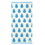 Marushin Studio Ghibli Silhouette Towel Series Medium Blue Totoro - (Bath Towel) 'My Neighbor Totoro', Size: 23.6" x 47.24" (Special Order)