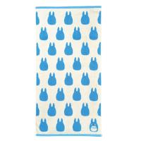 Marushin Studio Ghibli Silhouette Towel Series Medium Blue Totoro - (Bath Towel) 'My Neighbor Totoro', Size: 23.6" x 47.24" (Special Order)