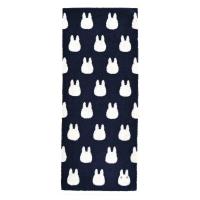 Marushin Studio Ghibli Silhouette Towel Series Small White Totoro - (Face Towel) 'My Neighbor Totoro', Size: 13" x 31.5" (Special Order)
