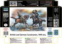 MASTER BOX 1/35 British and German Cavalrymen, WWI era (Special Order)