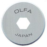 OLFA 18mm Stainless Steel Rotary Blade - 2/pk (RB18-2) (Special Order)