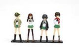 Platz 1/35 Girls und Panzer Das Finale Deformed III Sturmgeschutz III Ausf. F Painted Display Model + Team Kabasan Figure Kit Set (Special Order)