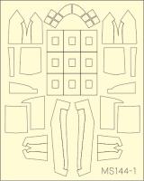 Platz Masking Sheet for 1/144 C-46D Commando (Special Order)