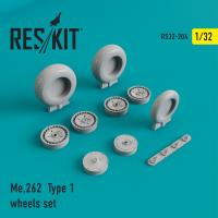 Res/Kit Me.262 Type 1 wheels set (Special Order)
