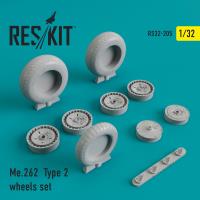 Res/Kit Me.262 Type 2 wheels set (Special Order)