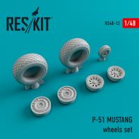 Res/Kit P-51 MUSTANG wheels set (Special Order)