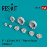 Res/Kit F-16 (C) block 40-52 'Fighting Falcon' wheels set (Special Order)