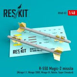 Res/Kit R-550 Magic-2 missile (4 pcs) (Mirage f.1, Mirage 2000, Mirage III, Rafale, Super Etendard) (Special Order)
